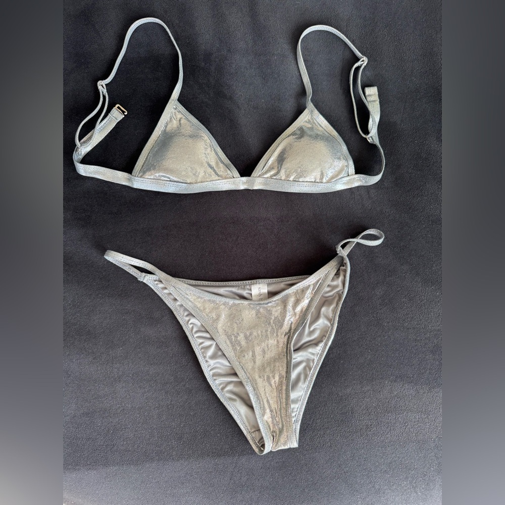 Silver Bikini Set